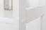 Regal Kiefer massiv Vollholz weiß lackiert Junco 54B - Abmessung 200 x 70 x 30 cm