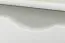 open kast massief grenen, wit gelakt Junco 47A - Afmetingen 158 x 100 x 42 cm