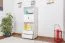 open kast massief grenen, wit gelakt Junco 47C - Afmetingen 158 x 60 x 42 cm