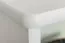 open kast massief grenen, wit gelakt Junco 51C - Afmetingen 158 x 60 x 42 cm