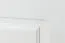Tweepersoonsbed / logeerbed massief grenen, wit gelakt 79, incl. lattenbodem - afmetingen 180 x 200 cm