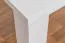 Salontafel massief grenen, wit gelakt Junco 485 - Afmetingen 50 x 60 x 60 cm