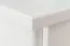 dressoir / ladekast massief grenen, wit gelakt Junco 138 - Afmetingen 82 x 80 x 42 cm