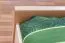 Eenpersoonsbed / logeerbed "Easy Premium Line" K8 incl. 2 laden en 1 afdekplaat, 90 x 200 cm massief beukenhout naturel