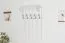 Garderobe Kiefer massiv Vollholz weiß lackiert Junco 348 – Abmessung 100 x 60 x 33 cm