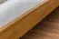 Futonbed / , vol hout, bed massief grenen, kleur eiken A9, incl. lattenbodem - afmetingen 140 x 200 cm