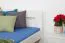 Tweepersoonsbed / functioneel bed "Easy Premium Line" K6 incl. 4 laden en 2 afdekplaten 160 x 200 cm wit gelakt massief beukenhout