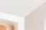 wandrek / hangplank / kubus massief grenen wit gelakt Junco 288 - Afmetingen 50 x 130 x 20 cm