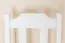 Stoel massief grenen, wit gelakt Junco 248 - 91 x 35 x 44 cm (H x B x D)