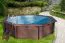 Robuust Sunnydream 05 houten zwembad, 6,55 x 1,36 meter, inclusief premium filtersysteem, filtermedium, zwembadtrap, zwembadfolie, vloer- en wandvlies, roestvrijstalen hoekverbindingen
