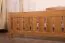Stilvolles Doppelbett Eiche Vollholz massiv natur Pirol 90, Matratzenmaße 180 x 200 cm, hochwertiges Holz, lange Lebensdauer, stabile Konstruktion