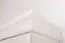 Vitrinenaufsatz für Kommode Sentis, Farbe: Kiefer Weiß - 97 x 168 x 40 cm (H x B x T)