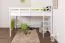 Easy Premium Line" hoogslaper K23/n, massief beukenhout, wit deelbaar - ligvlak: 120 x 200 cm