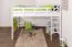 Easy Premium Line" hoogslaper K23/n, massief beukenhout, wit deelbaar - ligvlak: 120 x 200 cm