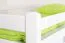 Easy Premium Line" hoogslaper K23/n, massief beukenhout, wit deelbaar - ligvlak: 120 x 200 cm