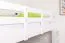 Easy Premium Line" hoogslaper K23/n, massief beukenhout, wit deelbaar - ligvlak: 120 x 200 cm