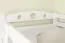 Etagenbett für Erwachsene "Easy Premium Line" K18/n, Kopfteil mit Löchern, Buche Vollholz massiv Weiß - 90 x 200 cm, (L x B) teilbar