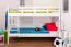 Stapelbed "Easy Premium Line" K17/n, massief wit beuken, ligvlak: 90 x 200 cm (b x l), deelbaar