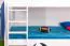 Stapelbed "Easy Premium Line" K17/n, massief wit beuken, ligvlak: 90 x 200 cm (b x l), deelbaar