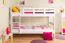 Stapelbed "Easy Premium Line" K17/n, massief wit beuken, ligvlak: 90 x 200 cm (b x l), deelbaar