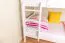 Stapelbed "Easy Premium Line" K17/n, massief wit beuken, ligvlak: 90 x 200 cm (b x l), deelbaar