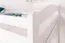 Stapelbed voor volwassenen "Easy Premium Line" K21/n, afgerond hoofdbord en voeteneind, massief wit beuken - 90 x 200 cm (b x l), deelbaar