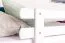 Stapelbed voor volwassenen "Easy Premium Line" K20/n, hoofdbord en voeteneind recht, massief beuken wit - 90 x 200 cm (B X L), deelbaar