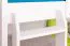 Stapelbed voor volwassenen "Easy Premium Line" K20/n incl. 2 laden en 2 afdekpanelen, hoofdbord en voeteneind recht, massief wit beuken - ligvlak: 90 x 200 cm, deelbaar