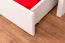 Stapelbed "Easy Premium Line" K20/n incl. 2 laden en 2 afdekpanelen, recht hoofdbord en voeteneind, massief beukenhout wit - matrasbodem: 90 x 200 cm, deelbaar