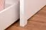 Stapelbed "Easy Premium Line" K20/n incl. 2 laden en 2 afdekpanelen, recht hoofdbord en voeteneind, massief beukenhout wit - matrasbodem: 90 x 200 cm, deelbaar