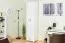 Draaideurkast / kledingkast Poten 01, kleur: wit - 209 x 50 x 37 cm (H x B x D)