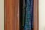 Draaideurkast / kledingkast Sentis 15, kleur: donkerbruin - 193 x 88 x 49 cm (H x B x D)