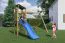 Speeltoren Anton incl. dubbele schommel en golfglijbaan FSC®