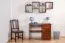 Bureau massief grenen, kleur: walnoten Junco 191 - Afmetingen: 75 x 100 x 55 cm (H x B x D)