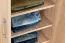 Draaideurkast / kledingkast Ainsa 01, kleur: eiken bruin - 209 x 50 x 37 cm (H x B x D)