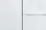 Draaideurkast / kledingkast Sabadell 02, kleur: wit / wit hoogglans - 209 x 80 x 38 cm (H x B x D)
