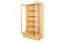 Vitrinekast massief grenen natuur Aurornis 10 - Afmetingen: 200 x 96 x 40 cm (H x B x D)