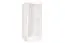 Kledingkast massief grenen Junco 10A, in wit, 195 x 84 x 59 cm, met 1 kledingstang en 1 lade, afwerking van hoge kwaliteit, duurzaam