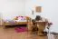 Bureau massief grenen kleur: elzenhout Junco 197 - Afmetingen: 75 x 100 x 60 cm (H x B x D)