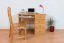 Bureau massief grenen kleur: elzenhout Junco 191 - Afmetingen: 75 x 100 x 55 cm (H x B x D)