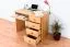 Bureau massief grenen kleur: elzenhout Junco 191 - Afmetingen: 75 x 100 x 55 cm (H x B x D)