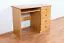 Bureau massief grenen kleur: elzenhout Junco 191 - Afmetingen: 75 x 100 x 55 cm (H x B x D)