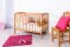 kinderbed / babybed massief grenen, kleur 103, incl. lattenbodem - 60 x 120 cm (B x L) 