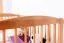 kinderbed / babybed massief grenen, kleur 103, incl. lattenbodem - 60 x 120 cm (B x L) 