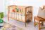 kinderbed / babybed massief grenen, kleur 103, incl. lattenbodem - 60 x 120 cm (B x L) 