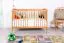 kinderbed / babybed massief grenen, kleur 103, incl. lattenbodem - 60 x 120 cm (B x L) 