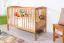 kinderbed / babybed massief grenen, kleur 103, incl. lattenbodem - 60 x 120 cm (B x L) 