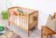 kinderbed / babybed massief grenen, kleur 103, incl. lattenbodem - 60 x 120 cm (B x L) 