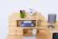 Bureau massief grenen, natuur Junco 188 - Afmetingen: 106 x 120 x 57 cm (H x B x D)