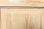 Bureau massief grenen, natuur Junco 188 - Afmetingen: 106 x 120 x 57 cm (H x B x D)